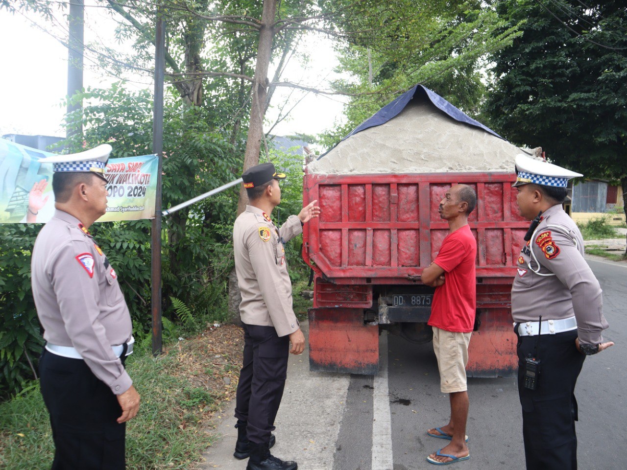 Patroli Rutin, Polisi Temukan Kendaraan Pengangkut Galian C Melanggar