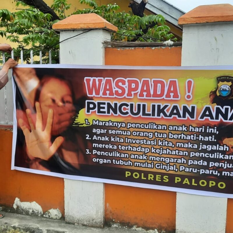 Marak Isu Penculikan Anak, Kapolres Palopo Imbau Masyarakat Tidak Panik