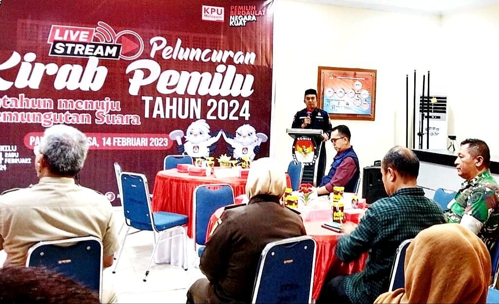 KPU Palopo Ikuti Peluncuran Kirab Pemilu 2024