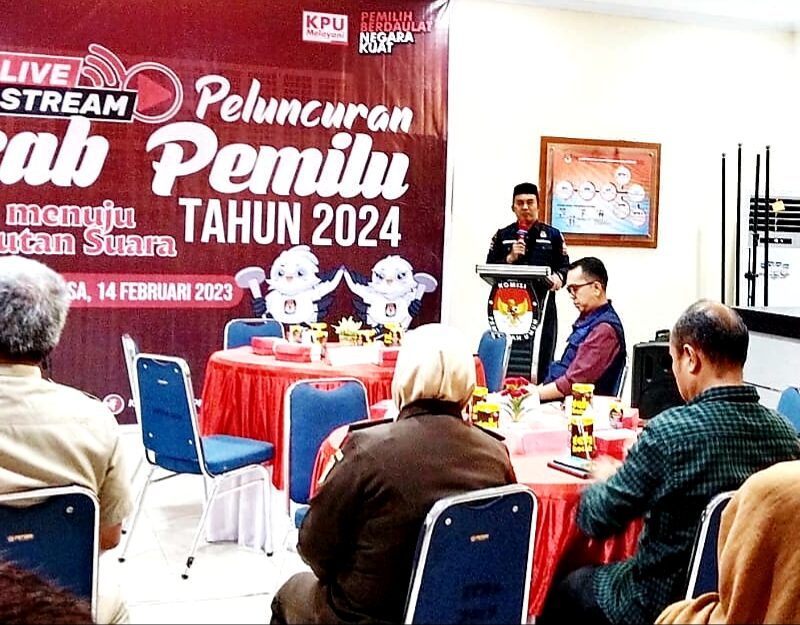 KPU Palopo Ikuti Peluncuran Kirab Pemilu 2024