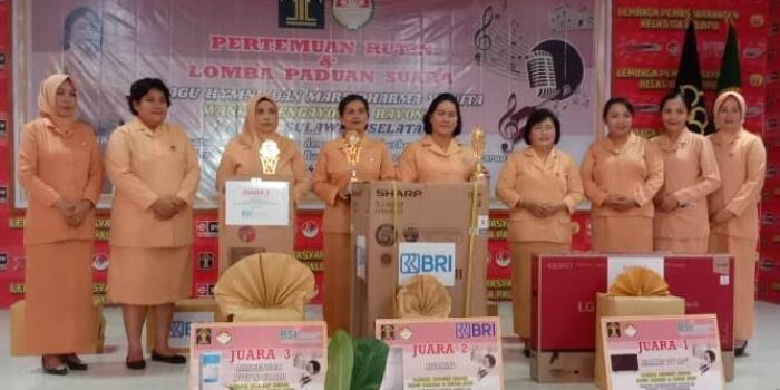 DWP Pengayoman Kemenkumham Sulsel Meriahkan Lomba Paduan Suara