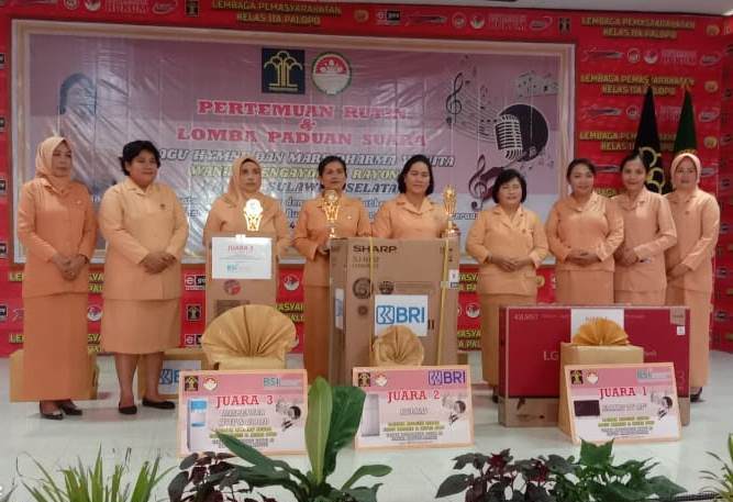 DWP Pengayoman Kemenkumham Sulsel Meriahkan Lomba Paduan Suara