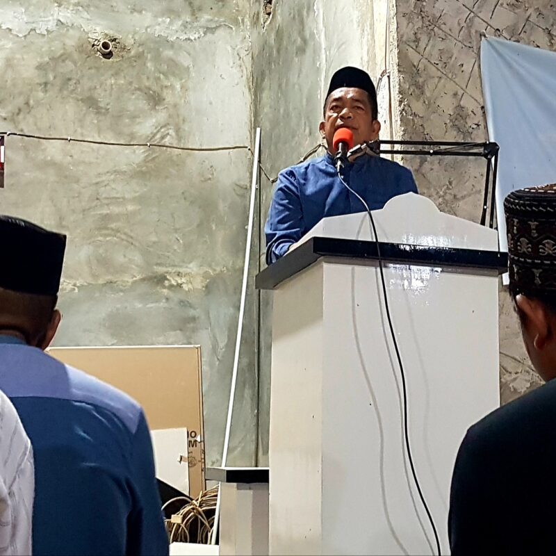 Bawakan Kultum di Masjid Al-Falah Peta, Baharman: Mari Jaga Semangat Beribadah