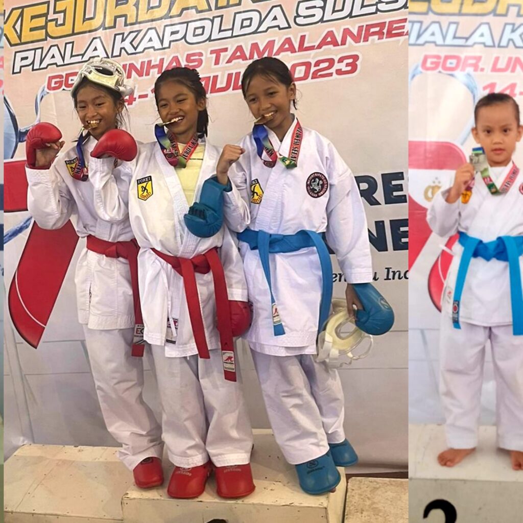 Santri dan Santriwati PMDS Palopo, Keluar Sebagai Juara Karate Kapolda Cup