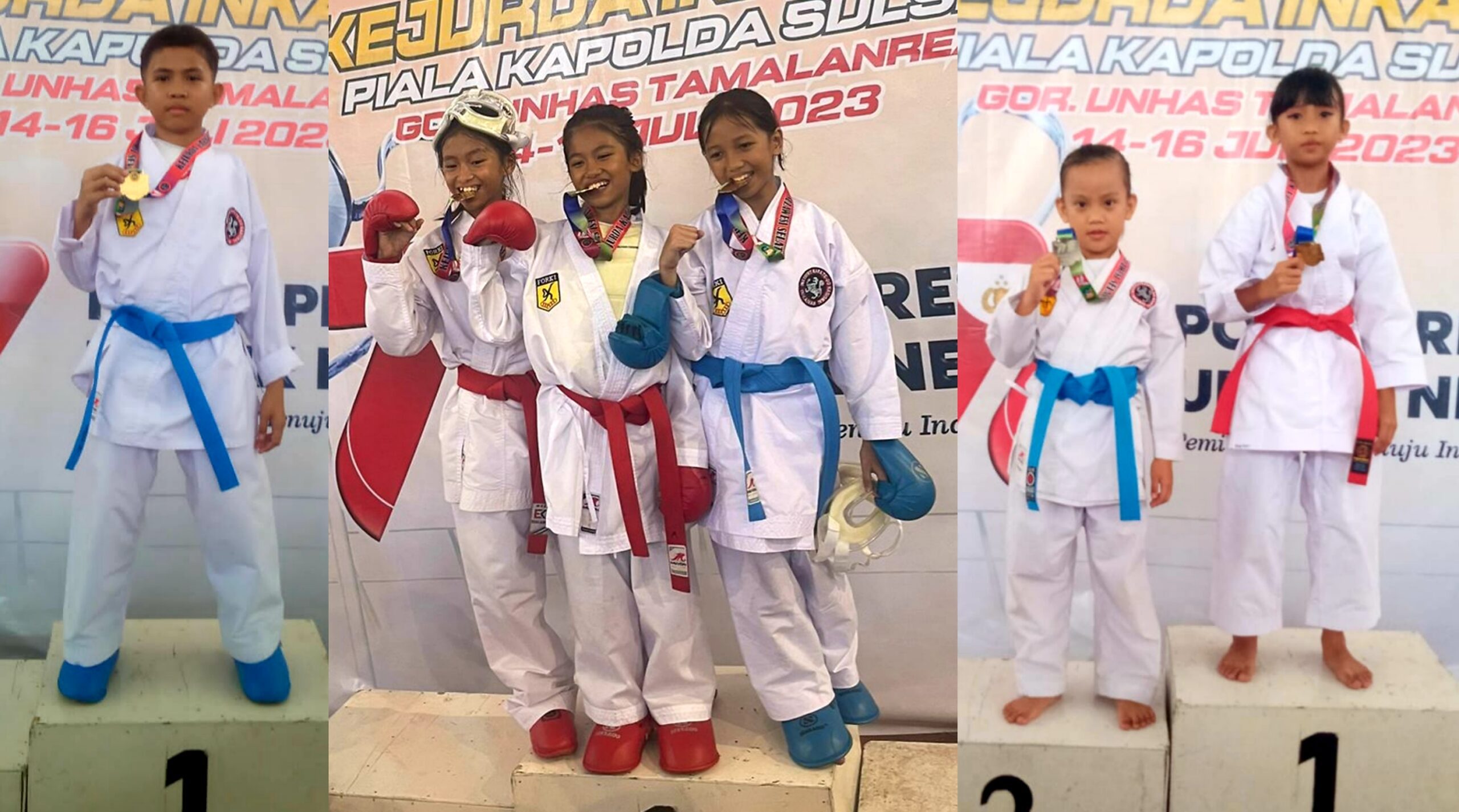Santri dan Santriwati PMDS Palopo, Keluar Sebagai Juara Karate Kapolda Cup