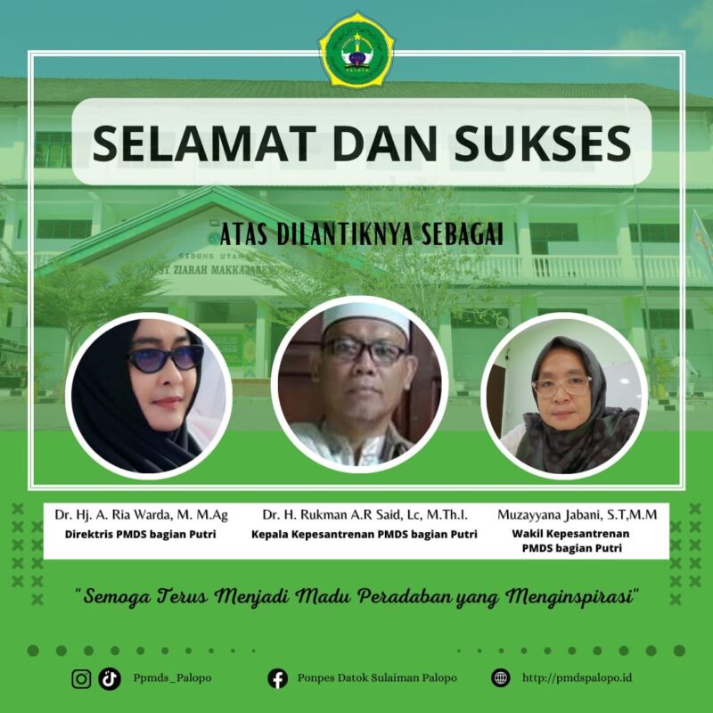 Dilantik Jadi Direktris, Ria Warda Pimpin PMDS Putri Palopo