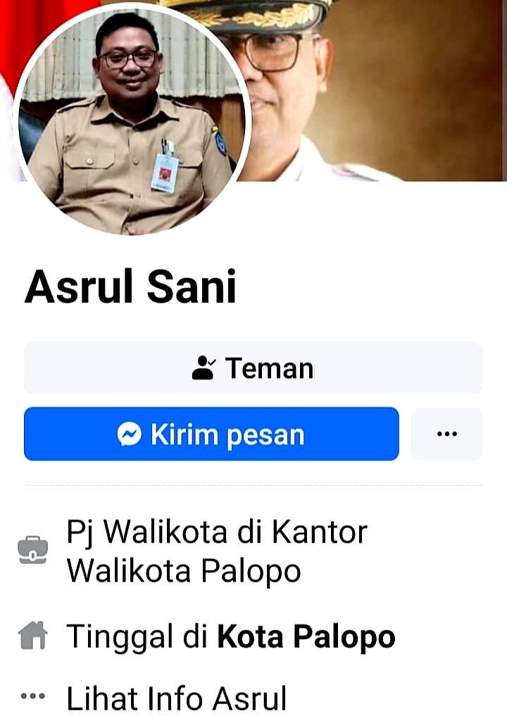 Akun Facebook Pj Wali Kota Palopo Diduplikasi, Asrul: Tidak Usah Dihiraukan
