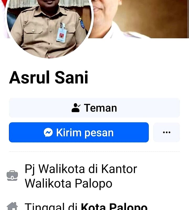 Akun Facebook Pj Wali Kota Palopo Diduplikasi, Asrul: Tidak Usah Dihiraukan
