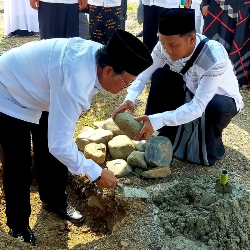 Gelar Peringatan HSN, PMDS Rangkaikan Peletakan Batu Pembangunan Gedung Serbaguna