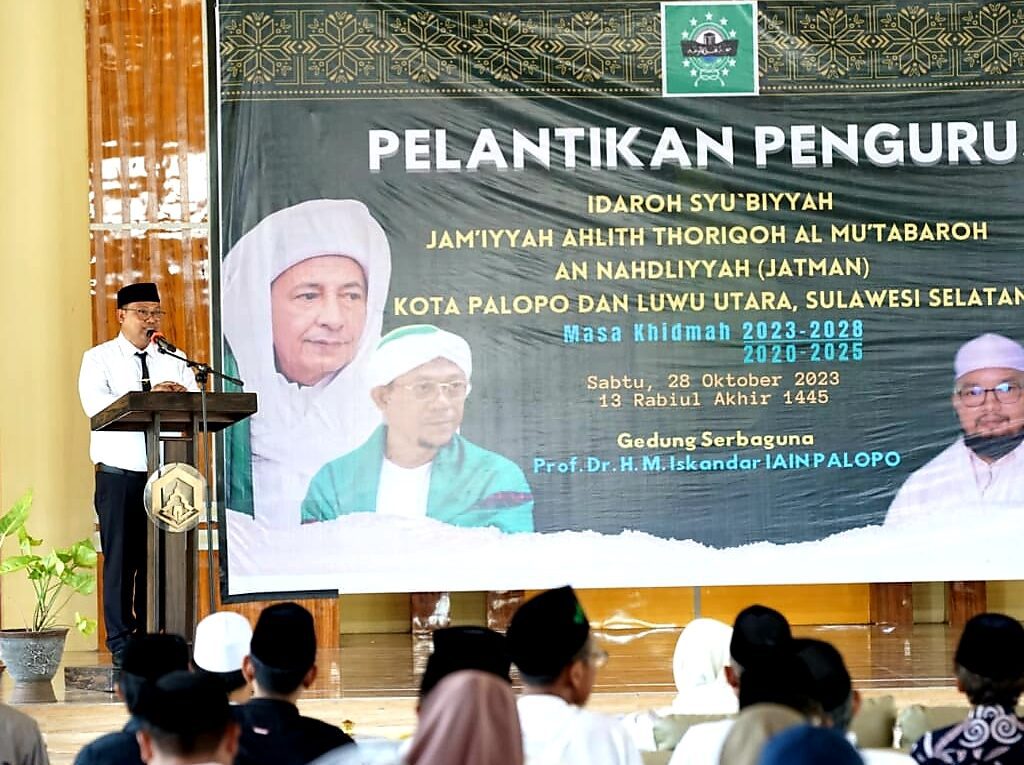 Pj Wali Kota Hadiri Pelantikan Jatman Palopo-Lutra