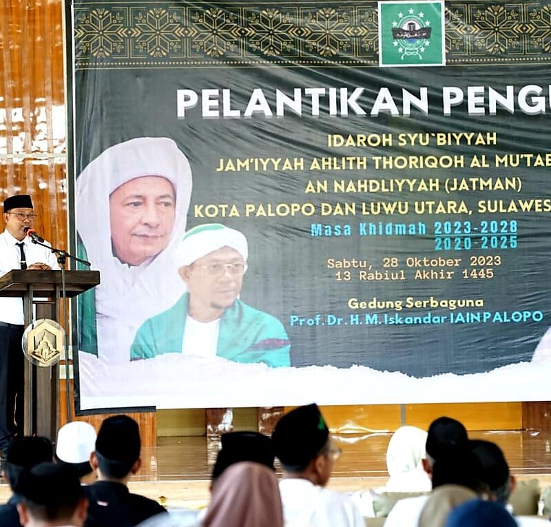 Pj Wali Kota Hadiri Pelantikan Jatman Palopo-Lutra