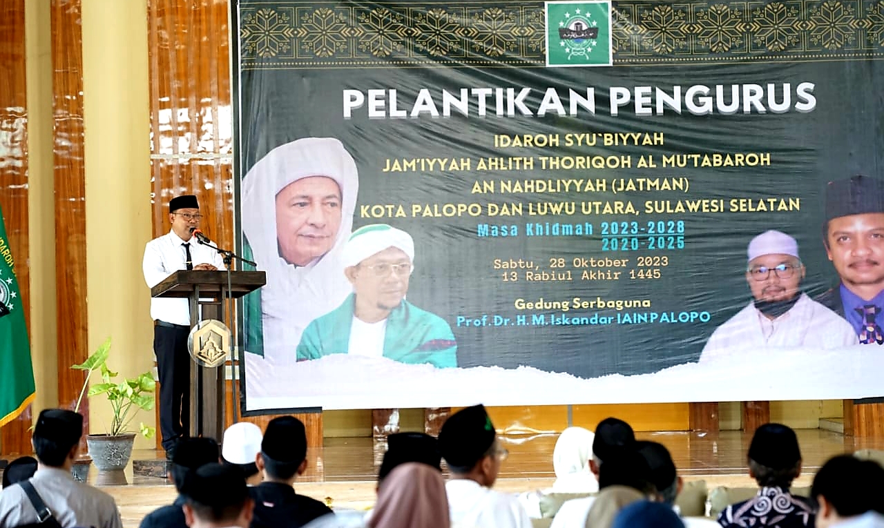 Pj Wali Kota Hadiri Pelantikan Jatman Palopo-Lutra
