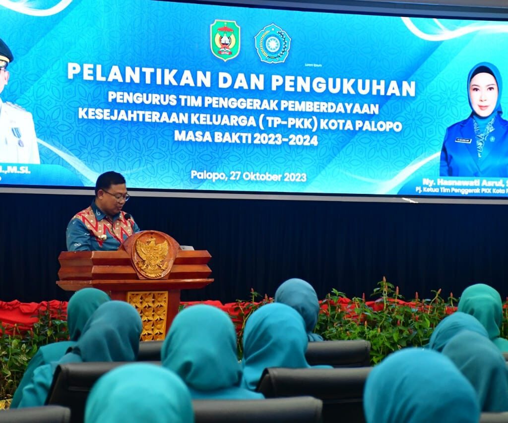 Lantik Pengurus TP-PKK Baru, Asrul: Mari Bergerak Bersama Tangani Stunting