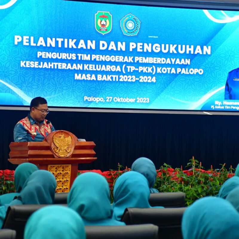 Lantik Pengurus TP-PKK Baru, Asrul: Mari Bergerak Bersama Tangani Stunting