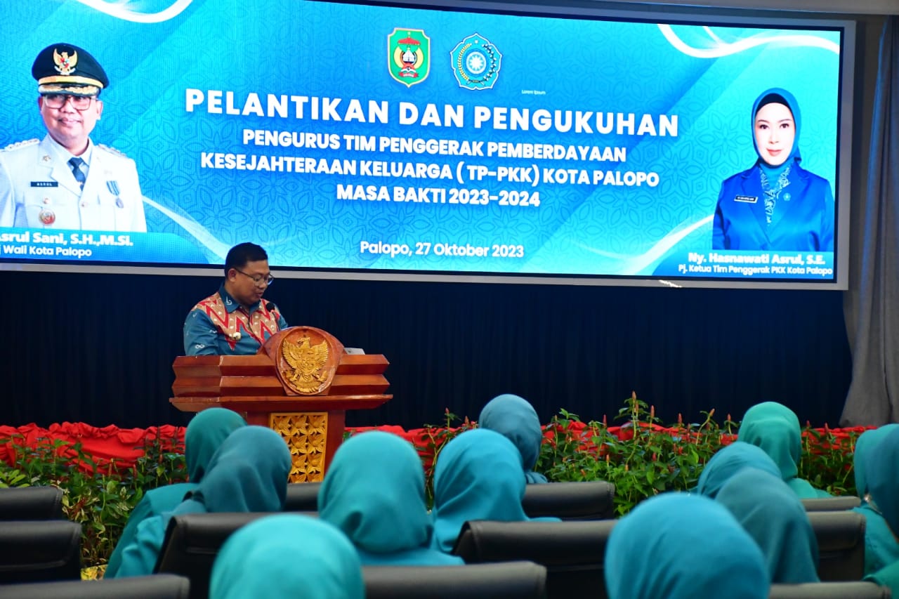 Lantik Pengurus TP-PKK Baru, Asrul: Mari Bergerak Bersama Tangani Stunting