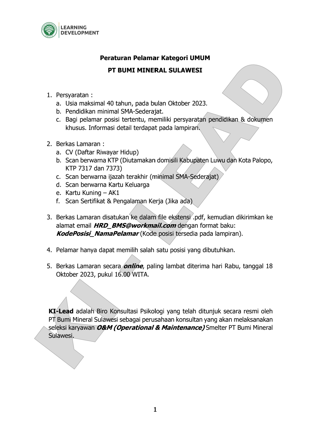 PT BMS Buka Loker untuk Umum, Pemkab Luwu Minta Kuota 70 Persen Tenaga Lokal