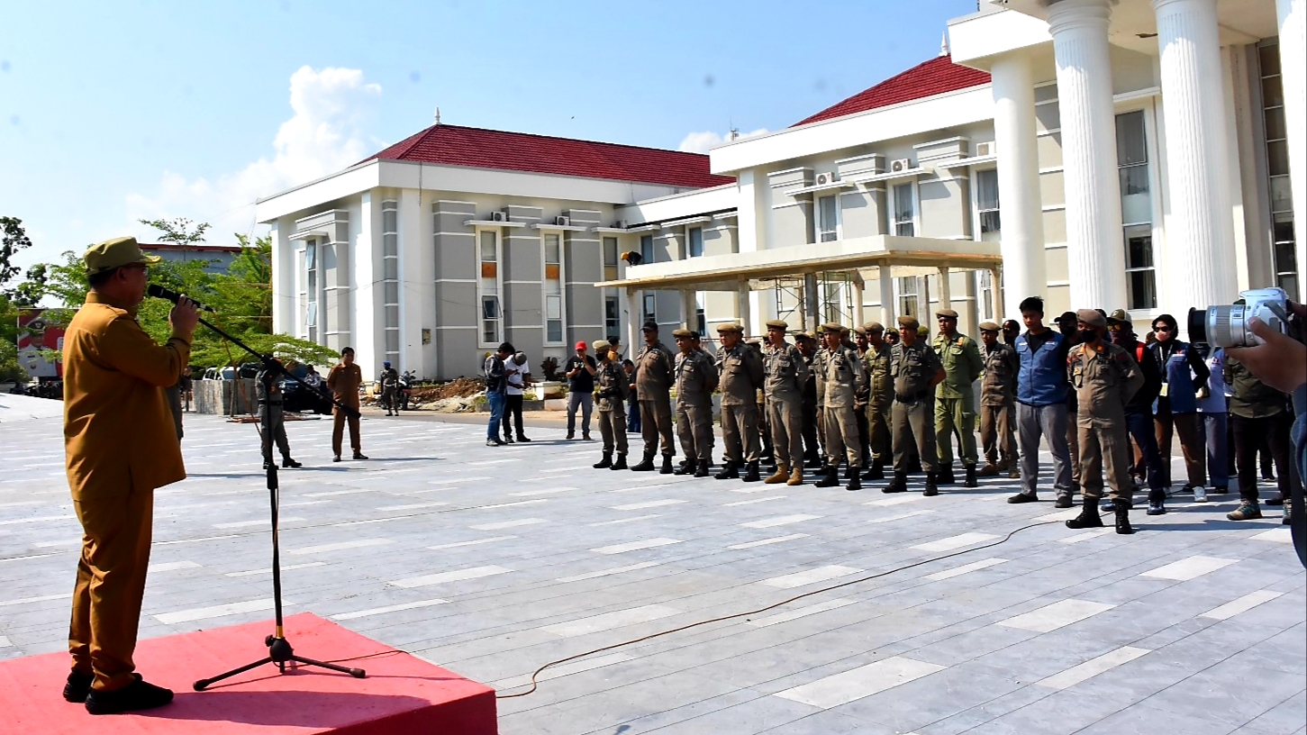 Pimpin Apel Penertiban APK, Asrul Minta Jaga Kondusifitas Kota Palopo