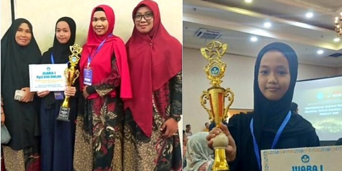Juara 1 FTBI, Siswi PMDS Palopo Wakili Sulselbar ke Tingkat Nasional