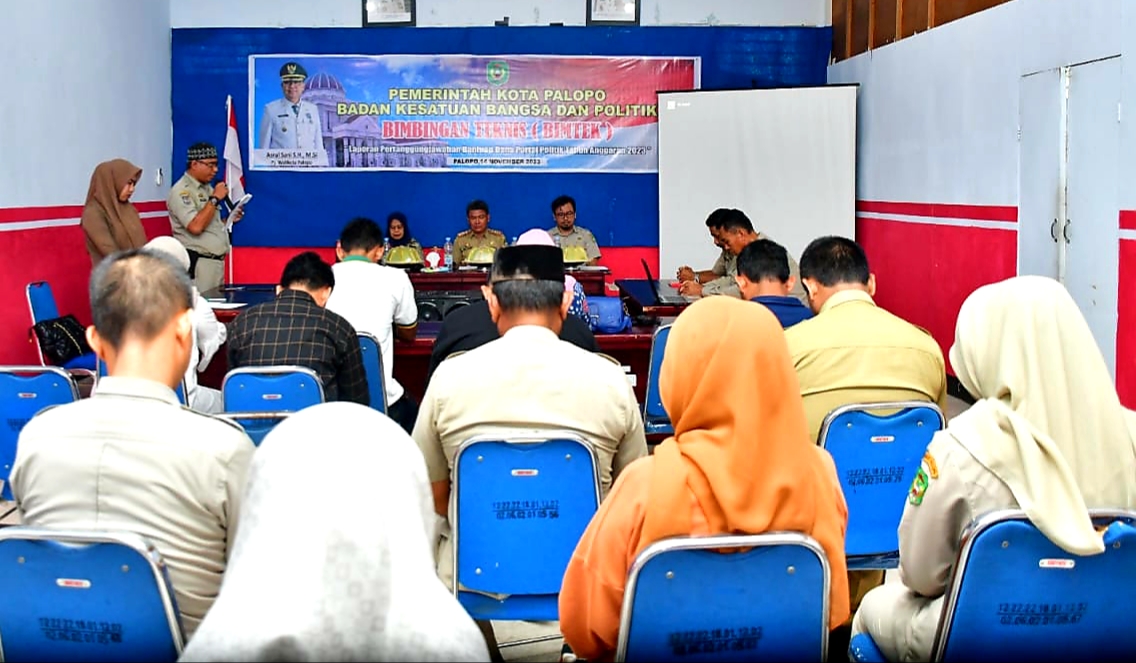 Gelar Bimtek Terkait Dana Hibah, Bakesbangpol Palopo Ingatkan Partai Ikuti Juknis