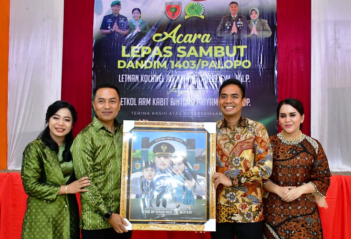 Apriadi Nidjo Digantikan Kabit Bintoro Jadi Dandim 1403 Palopo