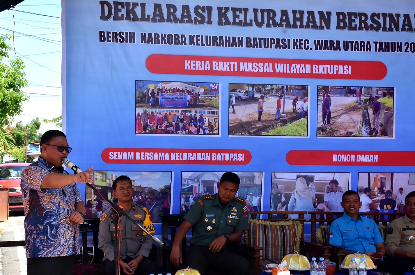Hadiri Deklarasi Kelurahan Bersinar, Asrul Sani: Pemkot Siap Perangi Narkoba