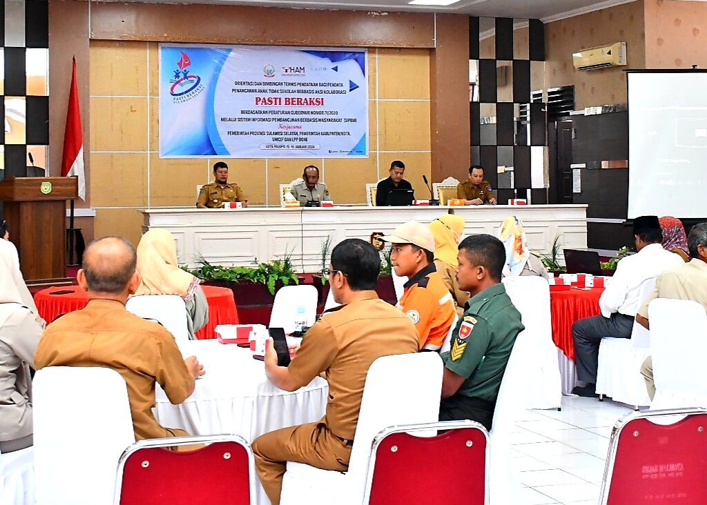 Pemkot Palopo Kerjasama Unicef Gelar Bimtek Pasti Beraksi