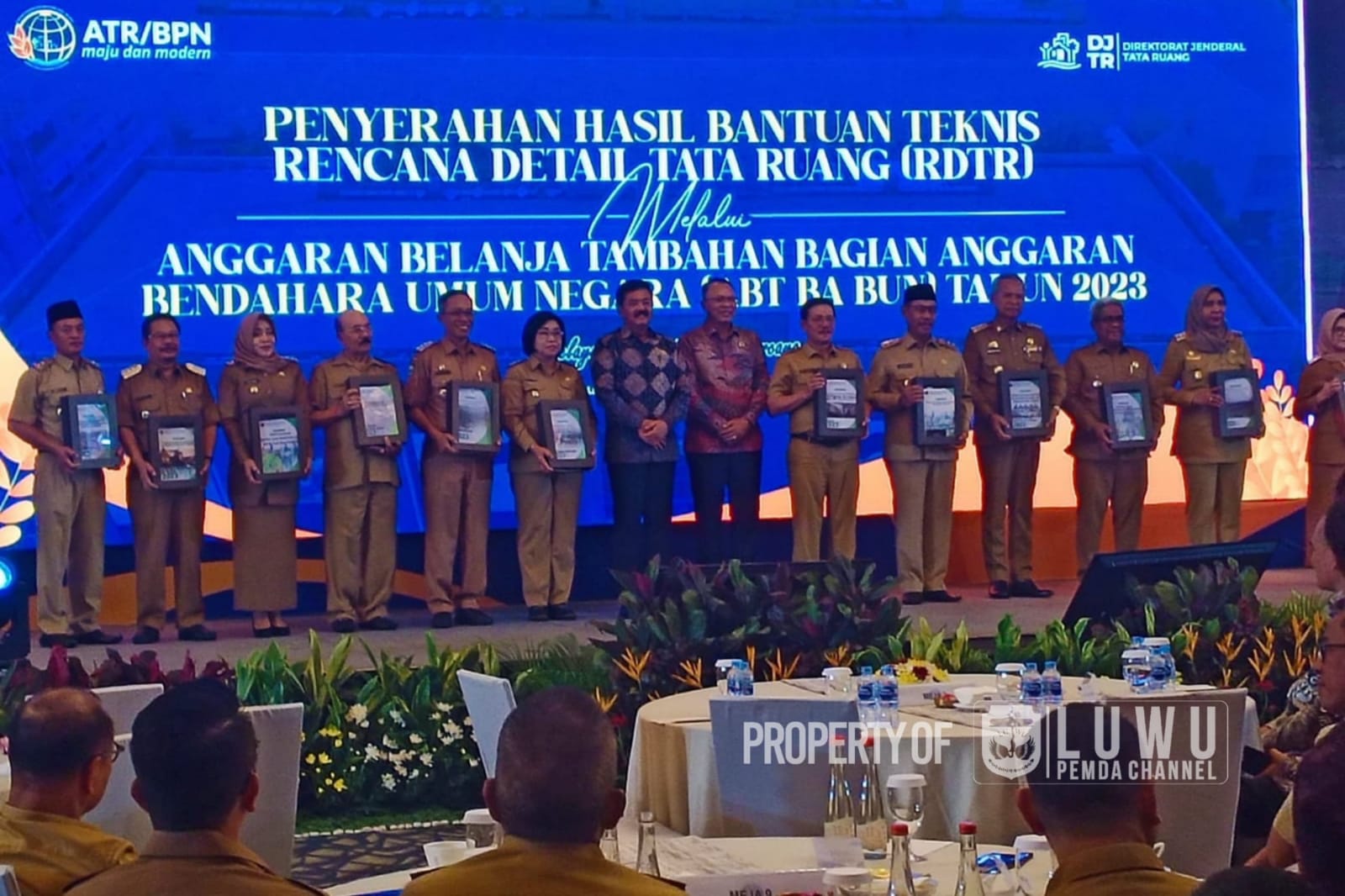 Bupati Luwu Terima Bantuan Teknis RDTR dari Kementerian ATR/BPN