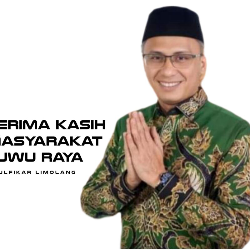 PKB Dapil XI Kunci 1 Kursi DPRD Sulsel, Zulfikar Limolang: Terima Kasih Masyarakat Luwu Raya!