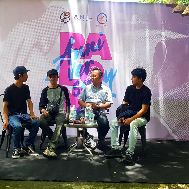 Anniversary ke-4 Tahun, Palonai Gelar Diskusi Kerjasama Lumbung Kaos Makassar