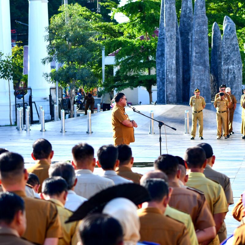 Pimpin Apel Gabungan, Asrul Sani Tekankan ASN Harus Disiplin