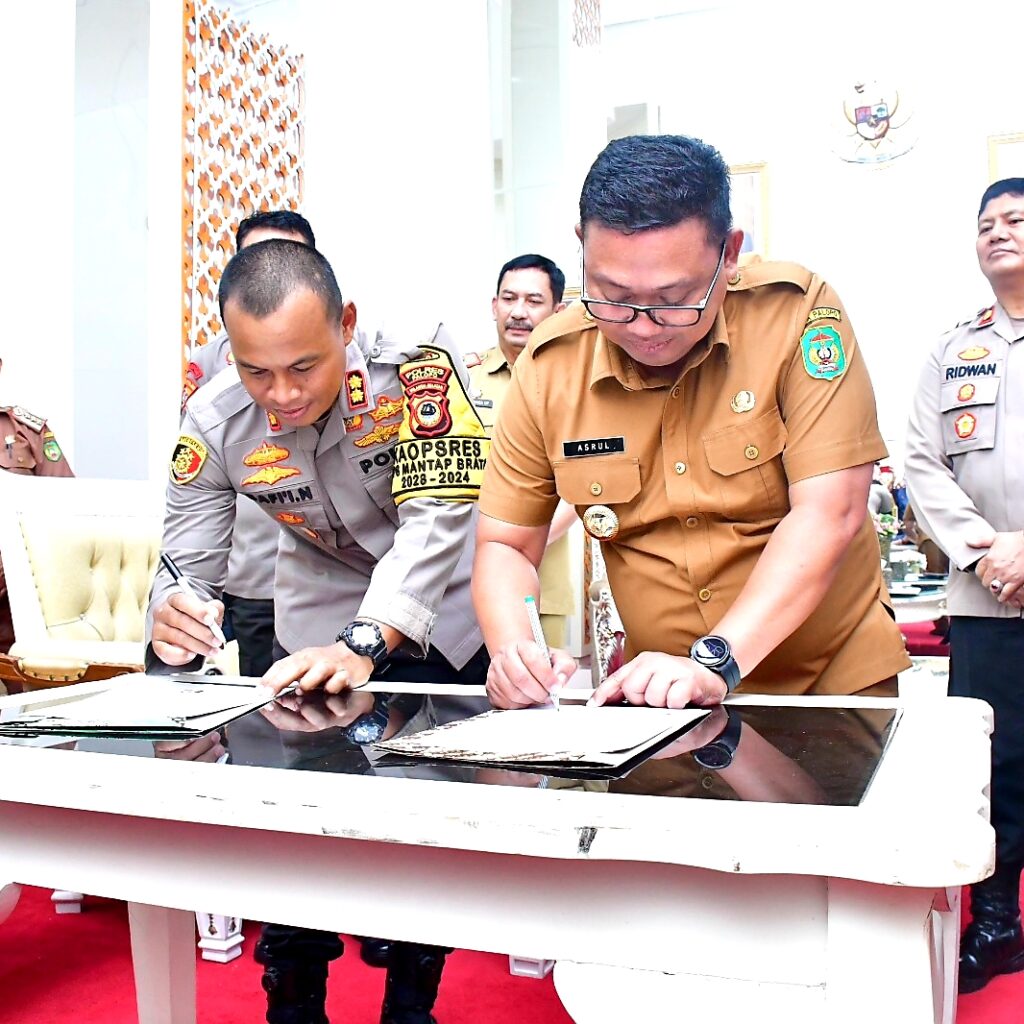 Pemkot-Polres Tandatangani NPHD Pengamanan Pilwalkot Palopo 2024