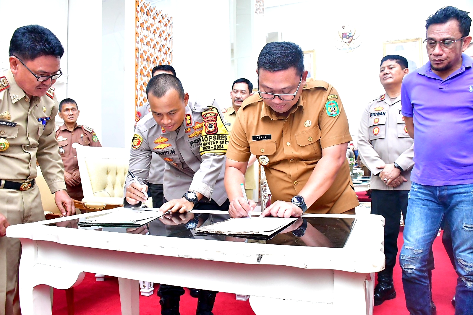 Pemkot-Polres Tandatangani NPHD Pengamanan Pilwalkot Palopo 2024