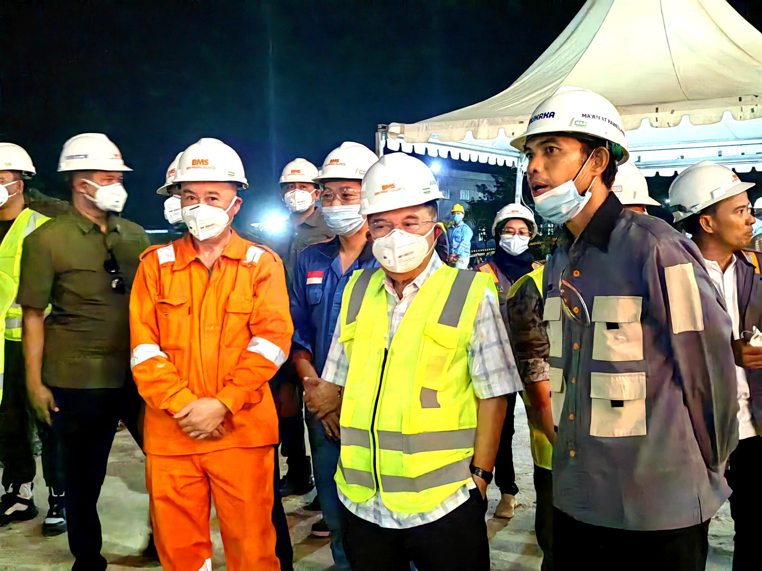 Pantau Perusahaan Smelter Miliknya, JK Pastikan Sudah Bisa Berproduksi