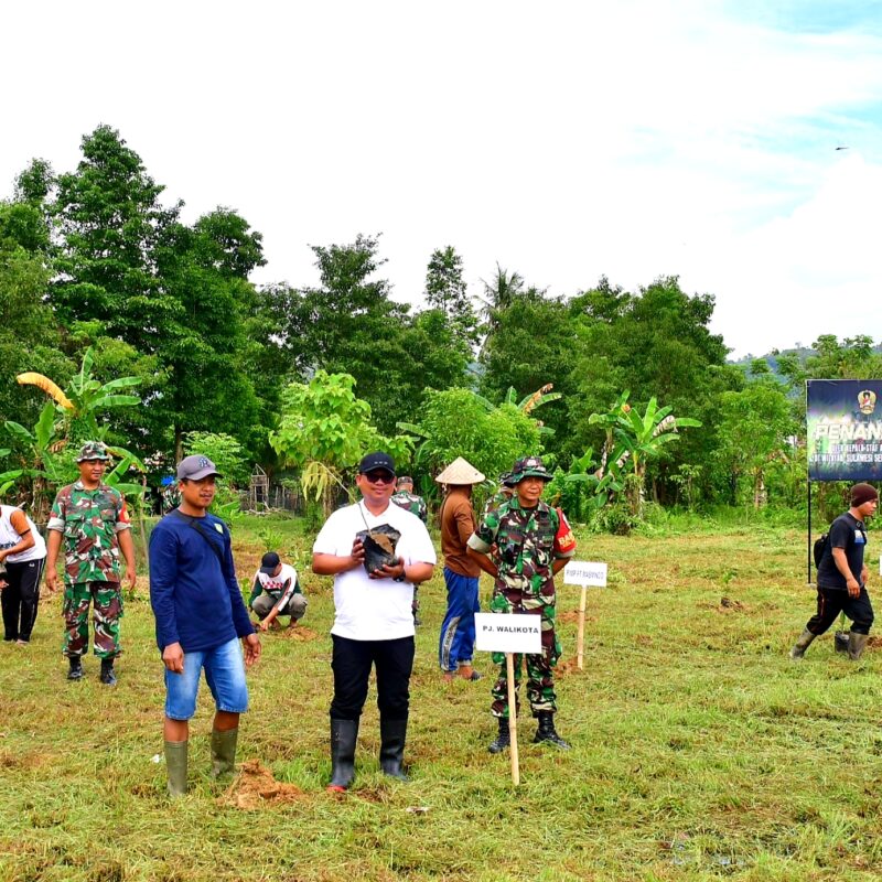 Kodim 1403 dan Pemkot Palopo Tanam 250 Pohon Buah