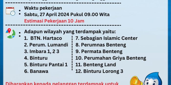 Perbaiki Pipa Bocor, Perumda-TM Imbau Warga Tampung Air