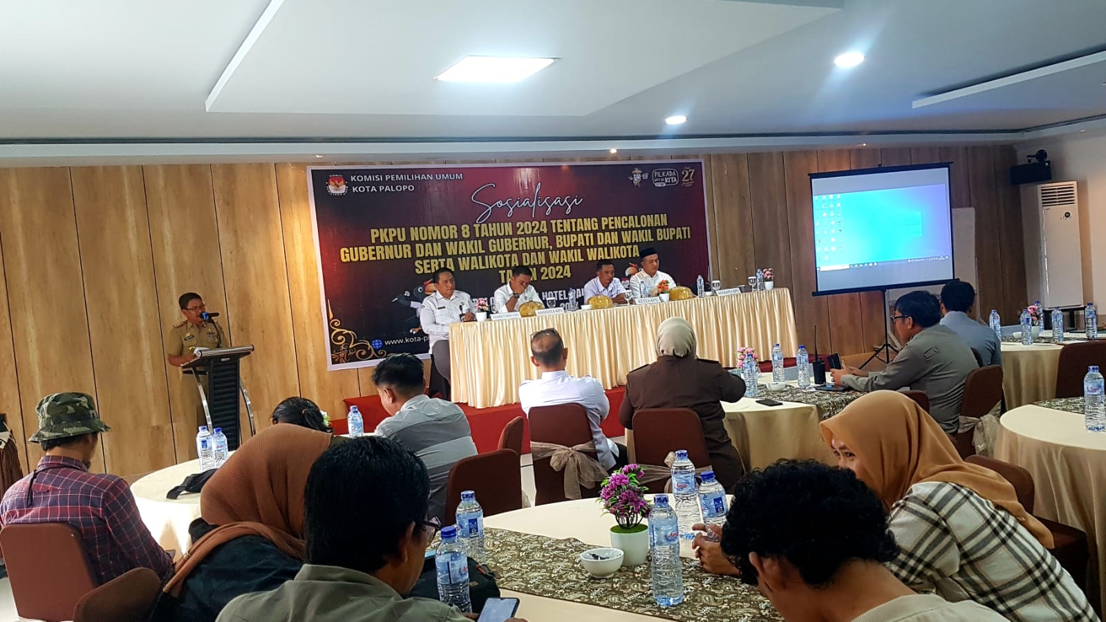 KPU Palopo Gelar Sosialisasi PKPU nomor 8 Tentang Pencalonan Kepala Daerah