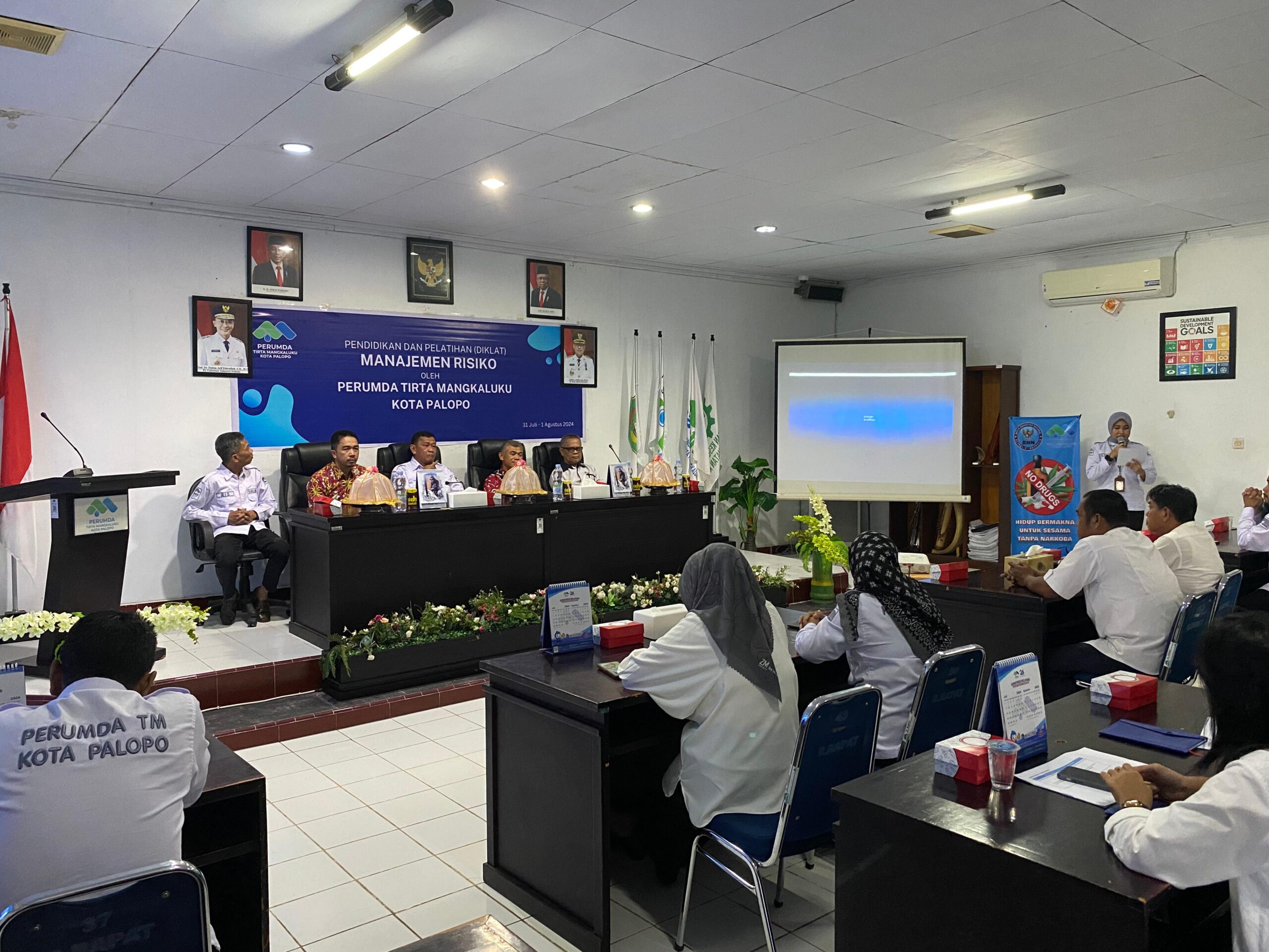 Gelar Diklat Manajemen Risiko, Karyawan Perumda-TM Palopo Diharapkan Lebih Profesional