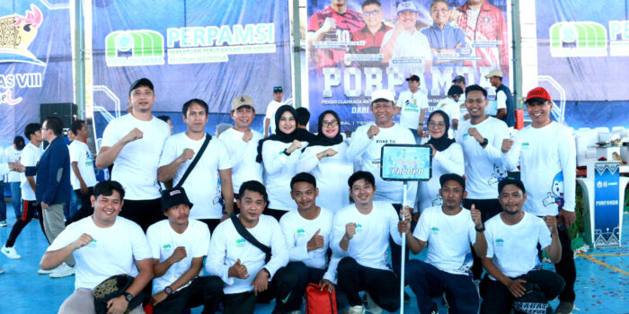 Perumda-TM Palopo Juara Umum di Cabor Bukutangkis pad Porpamda se-Sulsel