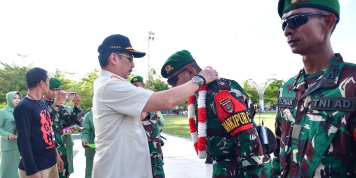 Pemkot Palopo Sambut Satgas Yonif 721 Makkasau