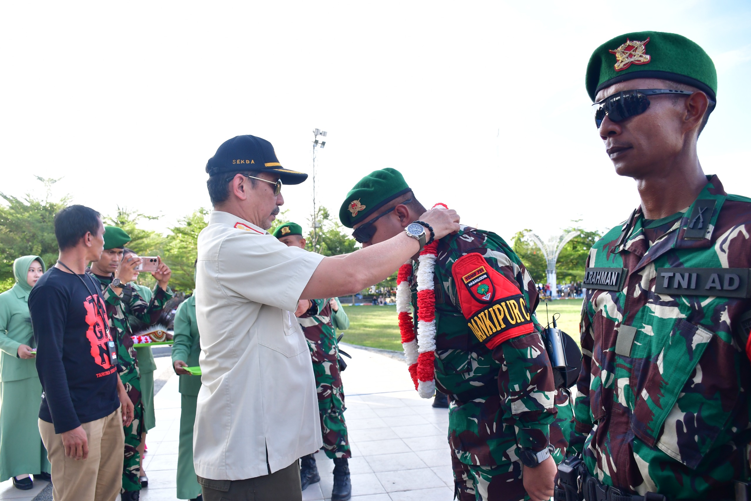 Pemkot Palopo Sambut Satgas Yonif 721 Makkasau