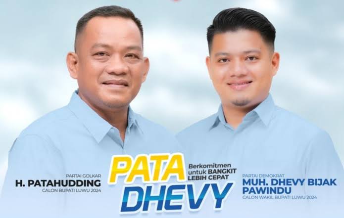 KPU Tetapkan Pata-Dhevy Sebagai Bupati dan Wakil Bupati Luwu 2025-2030