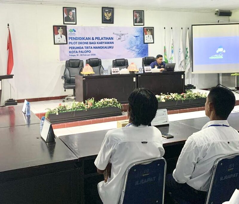 Perumda TM Gelar Pelatihan Pilot Drone untuk Karyawan