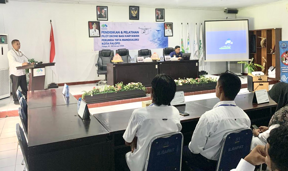 Perumda TM Gelar Pelatihan Pilot Drone untuk Karyawan