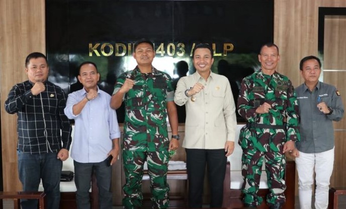 Temui Dandim 1403, Bupati Lutra Bahas Pembukaan Akses Jalan ke Rampi