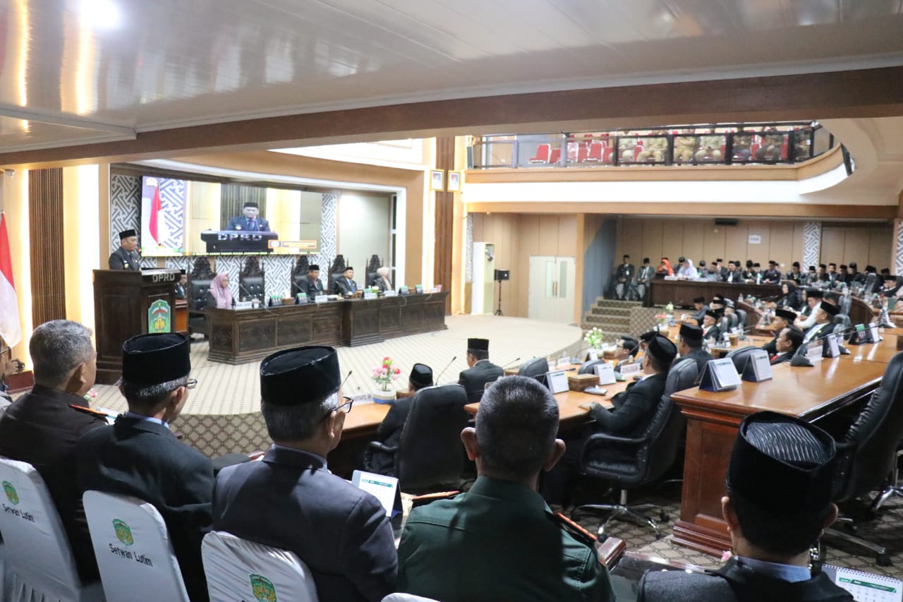 Pidato Bupati Terpilih pada Paripurna DPRD Lutim