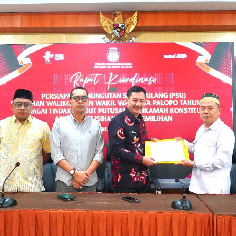 Rakor dengan KPU, Firmanza Tegaskan Siap Laksanakan PSU Pilwalkot Palopo