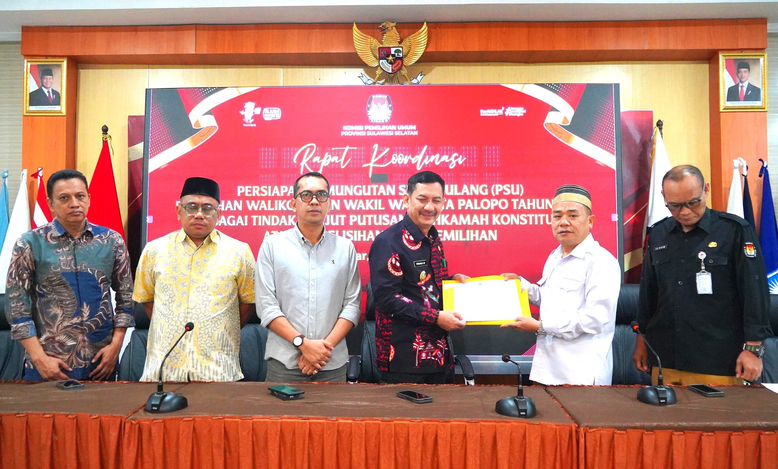 Rakor dengan KPU, Firmanza Tegaskan Siap Laksanakan PSU Pilwalkot Palopo
