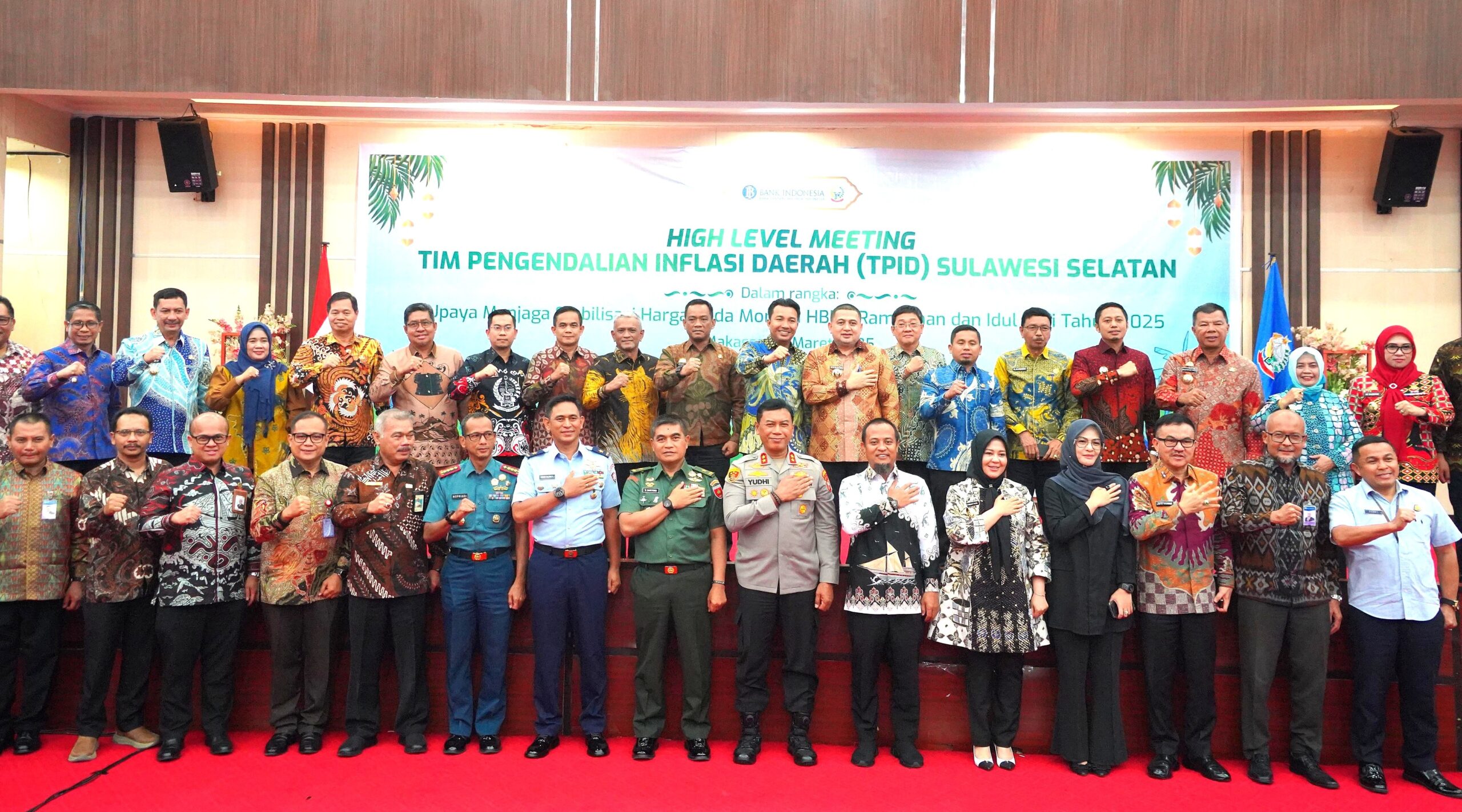 Pj. Wali Kota Palopo Ikuti Rakor TPID di Makassar