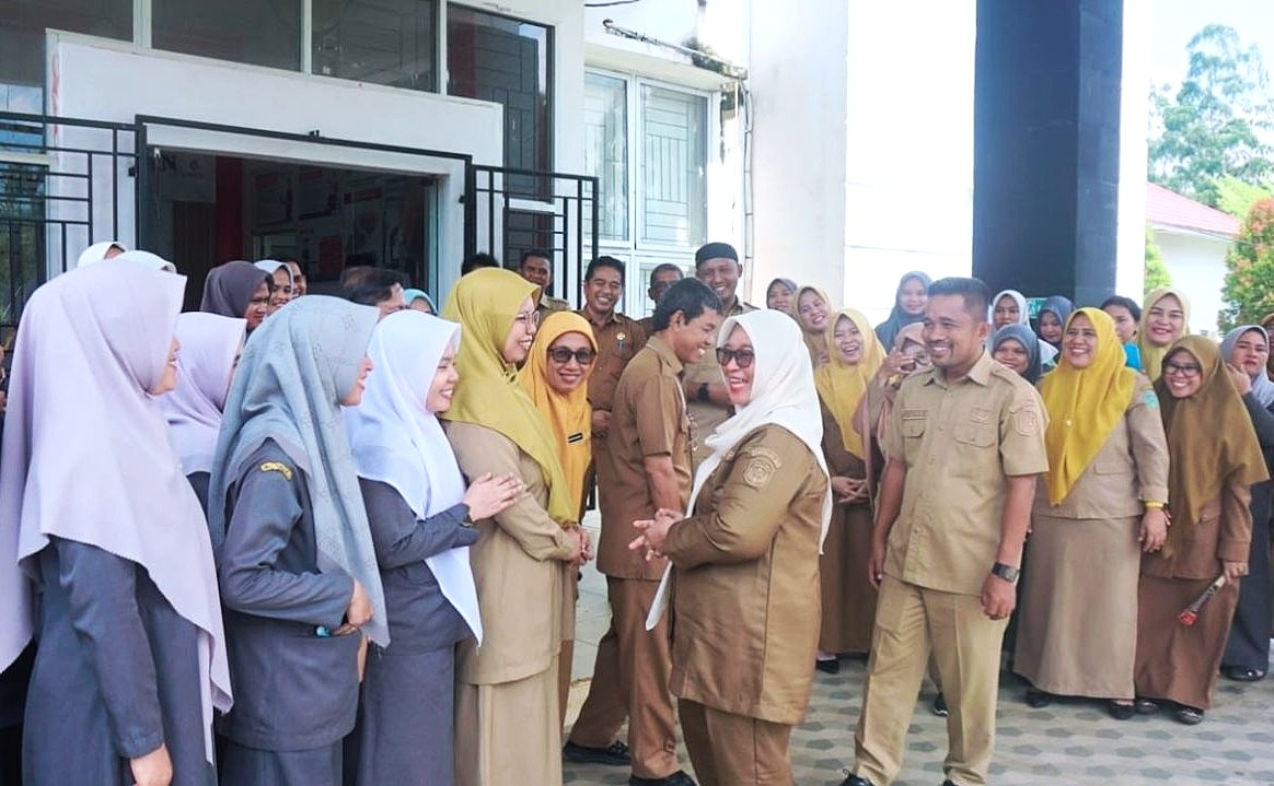 Hari Pertama Kerja Paska Lebaran, Wabup Lutim Gelar Sidak ke Sejumlah Kantor SKPD