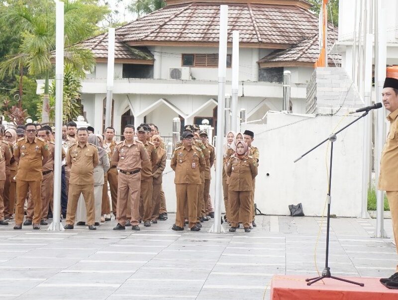 Pimpin Apel Usai Libur Lebaran, Ini Pesan Pj. Wali Kota Palopo